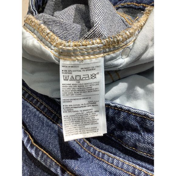 Old Navy Women’s Denim Blue Size 20 — Extra High-Rise, Sky-Hi, Wide Leg - Picture 4 of 8